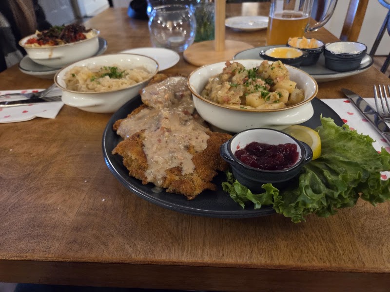 Food and interior photo 1 at Tante Emma - German Restaurant, Biergarten & Shop in Garden Valley