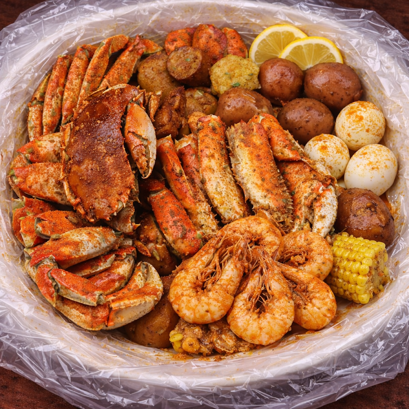 Food and interior photo 5 at Pier 9 Seafood and Bar in Bolingbrook