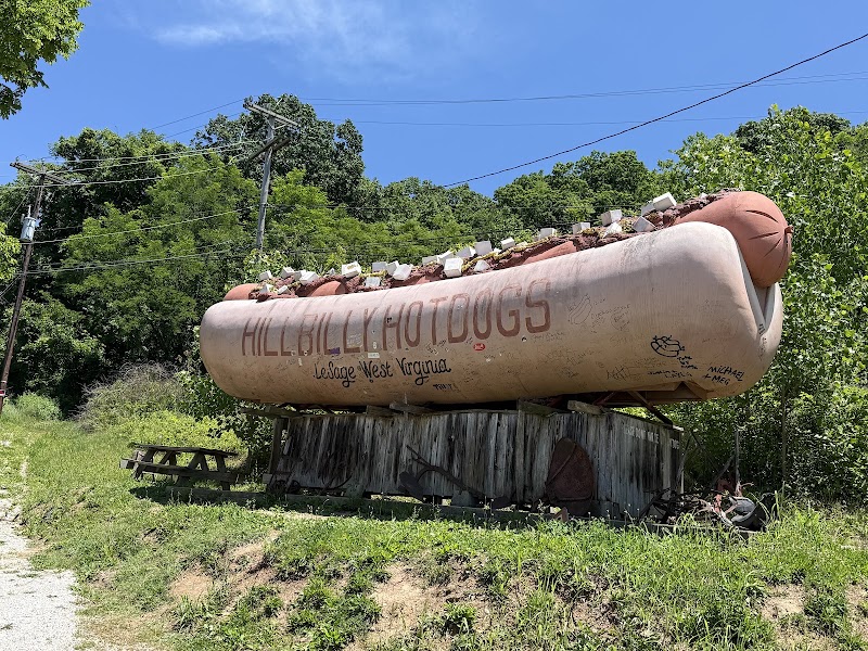 Food and interior photo 2 at Hillbilly Hot Dogs in Lesage
