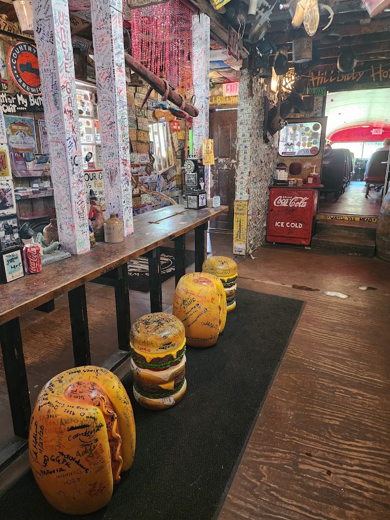 Food and interior photo 4 at Hillbilly Hot Dogs in Lesage