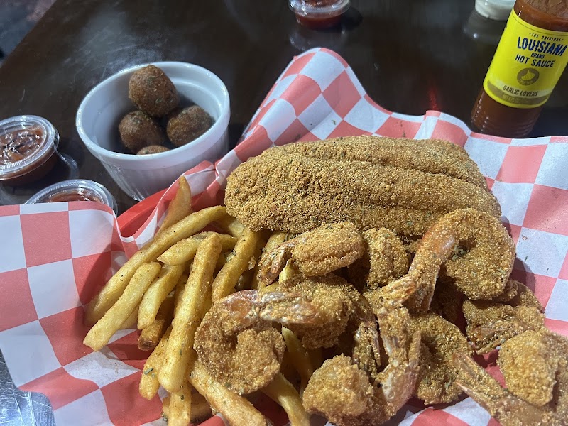 Food and interior photo 3 at The Crab Trap House in Lake City