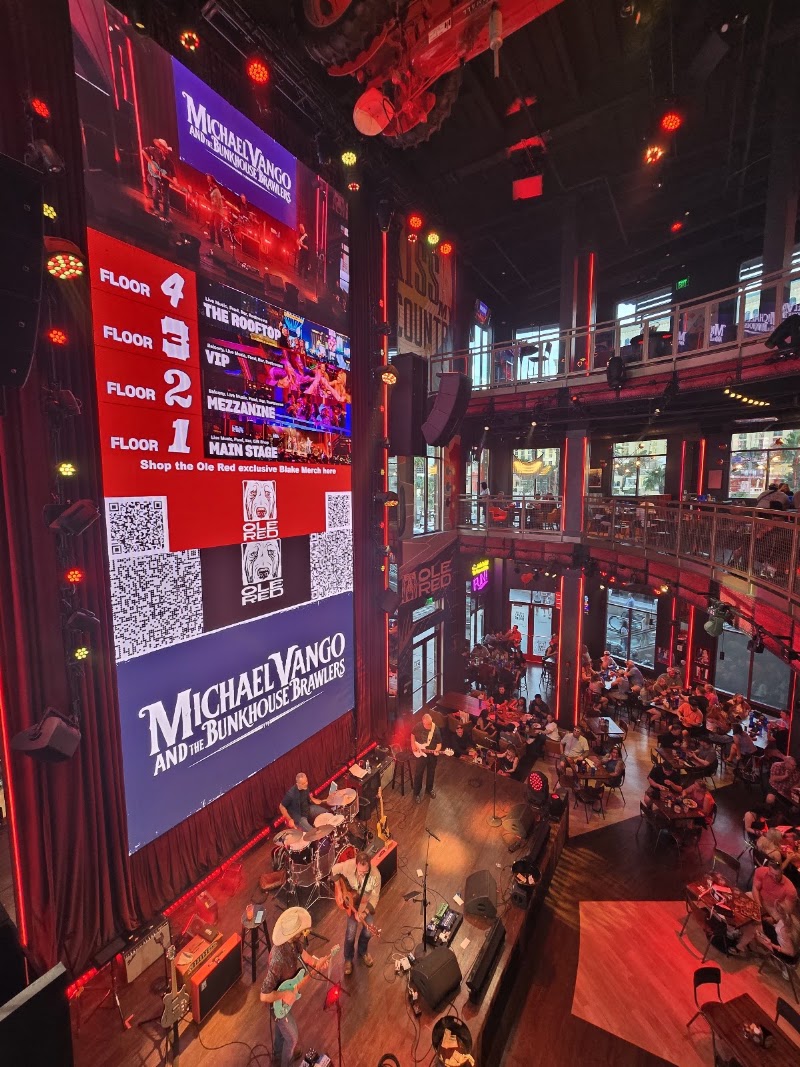 Food and interior photo 2 at Ole Red Las Vegas in Las Vegas