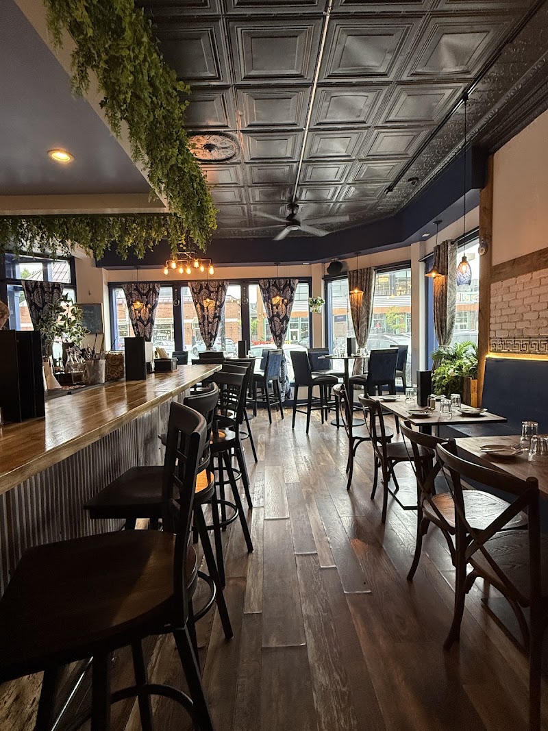 Food and interior photo 1 at Yamas Greek Eatery | Concord, NH in Concord