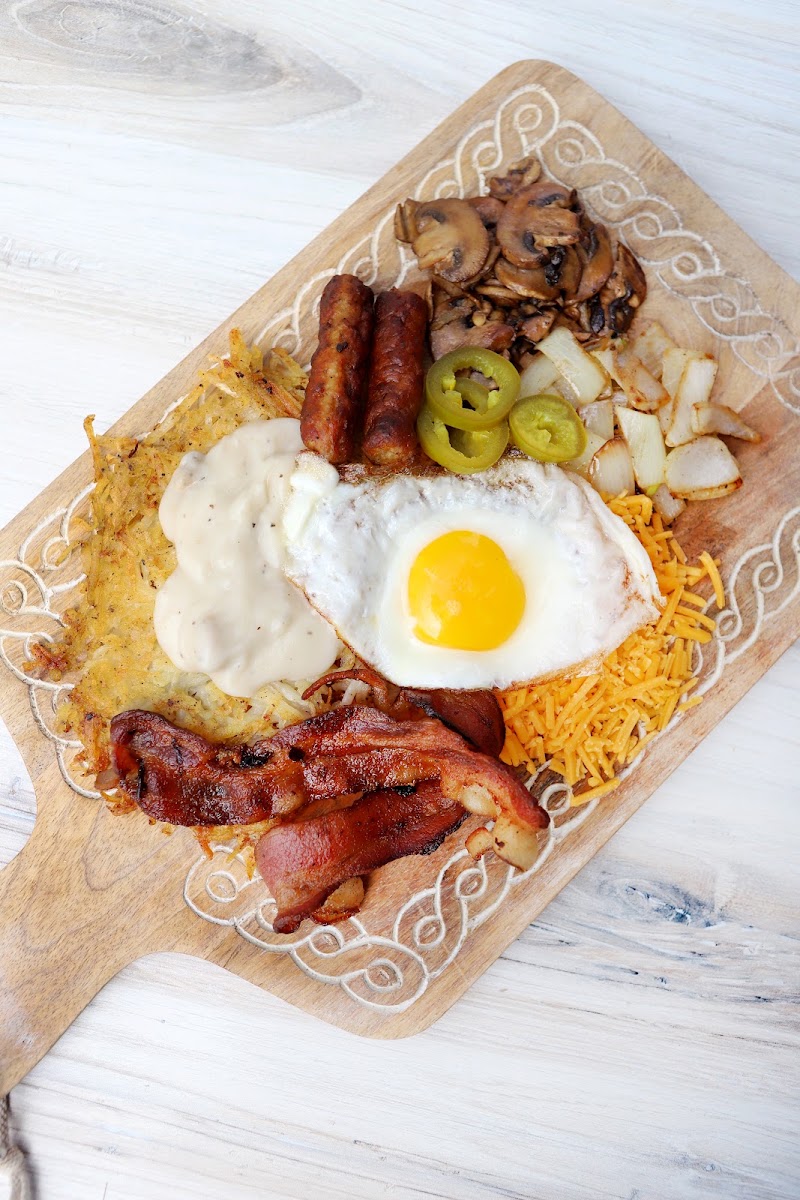 Food and interior photo 1 at Peach Pit Bistro @ Amadio Ranch in 