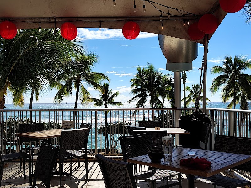 Food and interior photo 1 at Tikis Grill & Bar in Honolulu