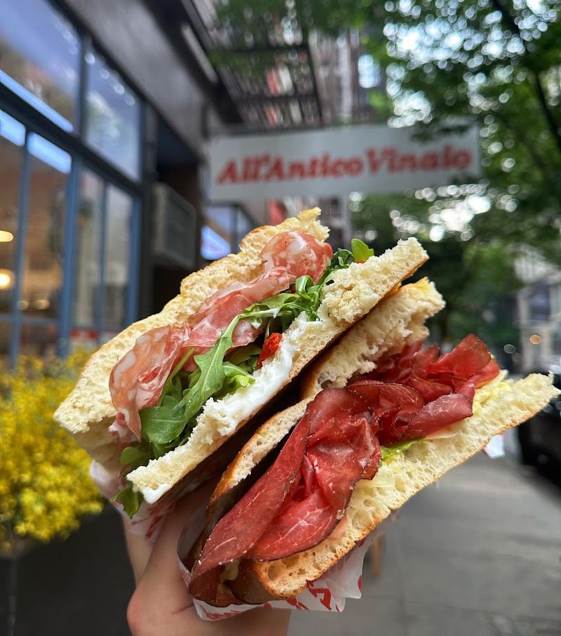 Food and interior photo 1 at All'Antico Vinaio in Las Vegas