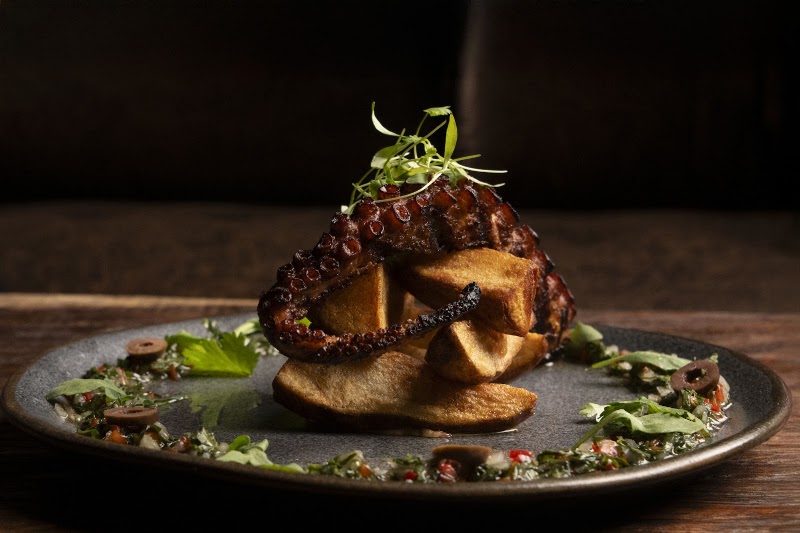 Food and interior photo 1 at Rosa Negra Miami | Latin Restaurant in Brickell in Miami