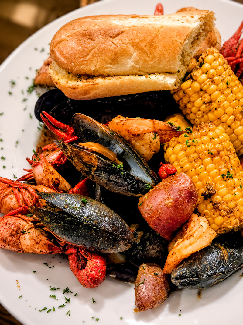 Food and interior photo 4 at Hyman's Seafood in Charleston