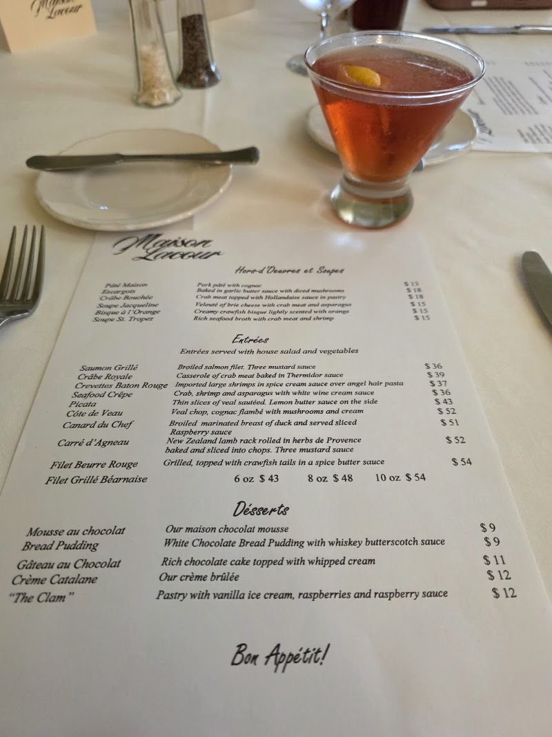 Food and interior photo 4 at Maison Lacour French Restaurant in Baton Rouge