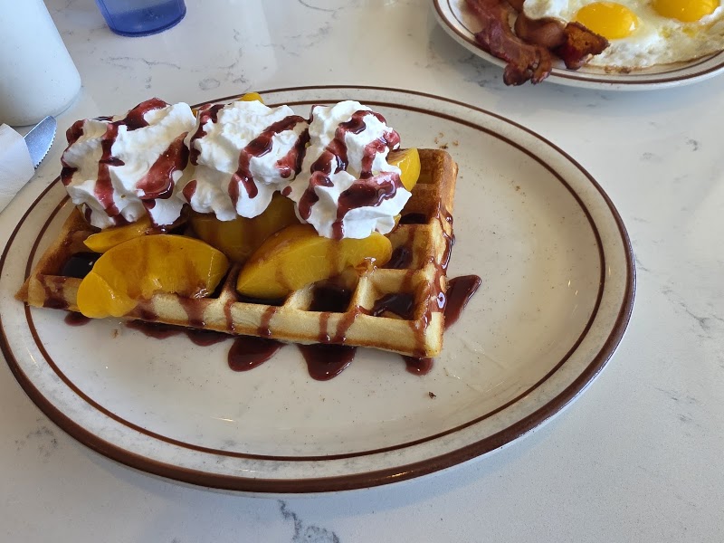Food and interior photo 4 at Belgian Waffle Works in Lake Arrowhead