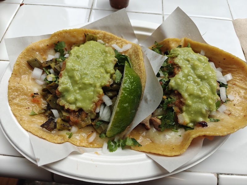 Food and interior photo 2 at LOS TACOS No.1 in New York