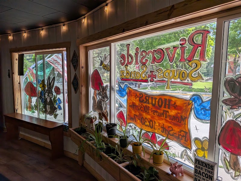 Food and interior photo 2 at River Side Soups & Sandz in Superior