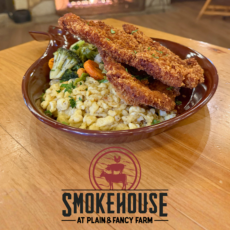 Food and interior photo 1 at Smokehouse at Plain & Fancy Farm in Bird in Hand