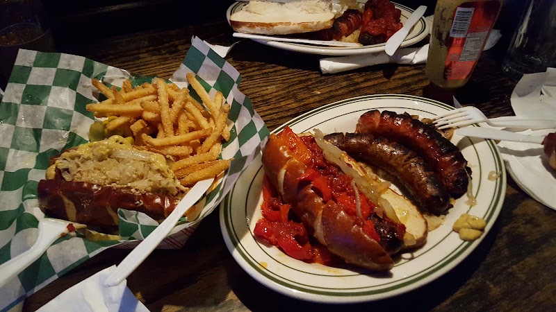 Food and interior photo 1 at Milwaukee Brat House in Milwaukee