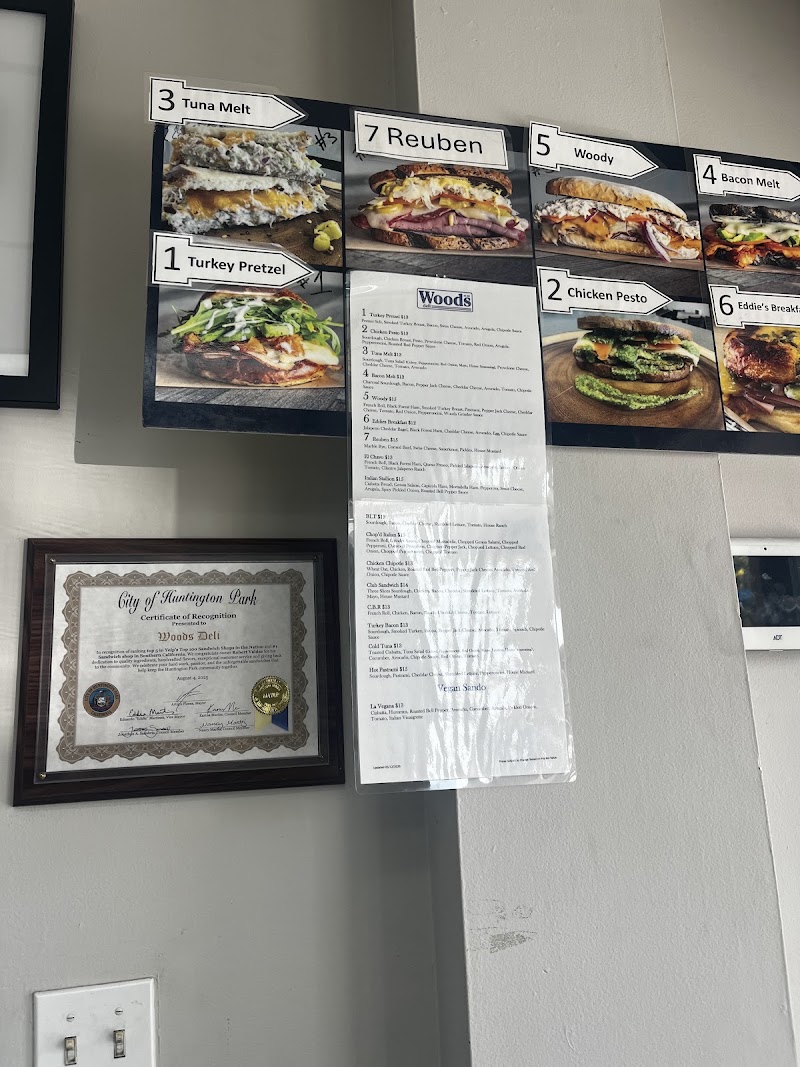 Food and interior photo 3 at Woods Deli LLC in Huntington Park