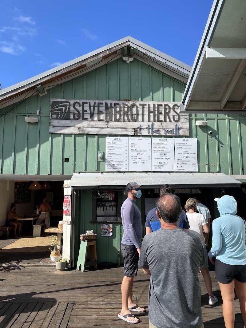 Food and interior photo 3 at Seven Brothers Burgers in Kahuku
