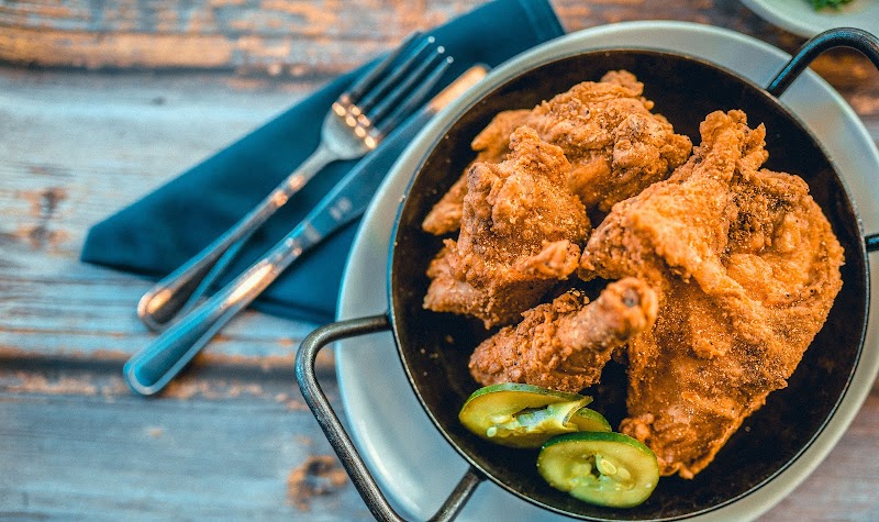 Food and interior photo 2 at Tupelo Honey Southern Kitchen & Bar in Columbia