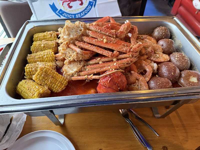 Food and interior photo 3 at Red Crab Juicy Seafood in Sterling Heights