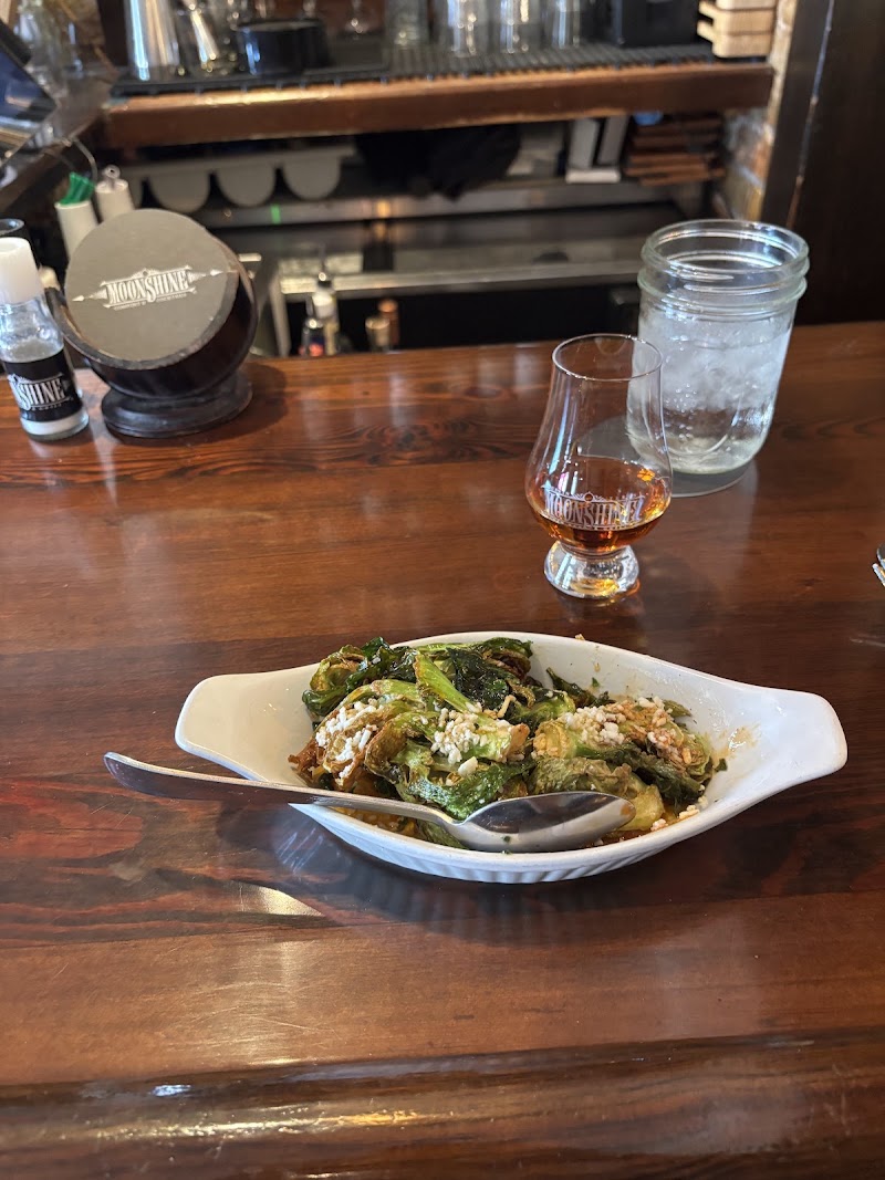 Food and interior photo 2 at Moonshine Grill in Austin
