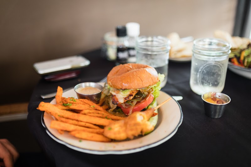 Food and interior photo 1 at Moonshine Grill in Austin